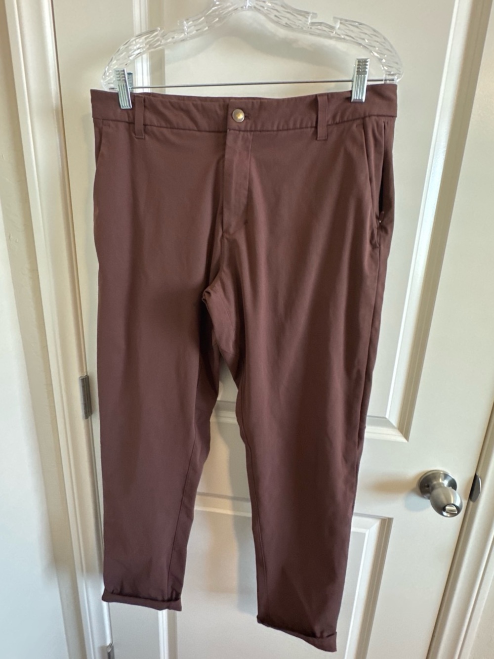 lululemon athletica Women's Mauve Brown Stretch Trousers